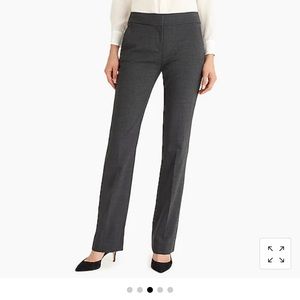 J. Crew Edie full-length pant Italian Stretch Wool